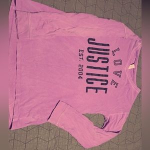 never worn size 14 love justice long sleeve tee